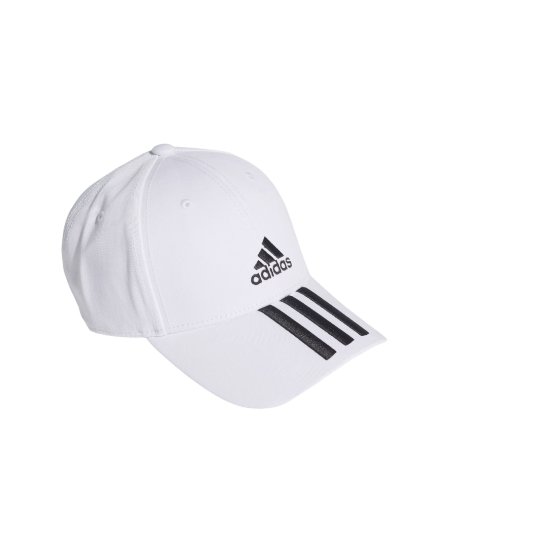 아디다스 베이스볼 삼선 트윌 캡 화이트 블랙(Adidas Baseball 3-Stripes Twill Cap White Black) - 2