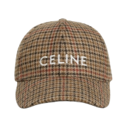 Celine Baseball Cap in Wool Camel Brick