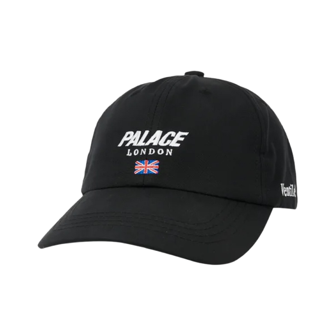 팔라스 런던 벤틸 6-패널 캡 블랙 - 22FW