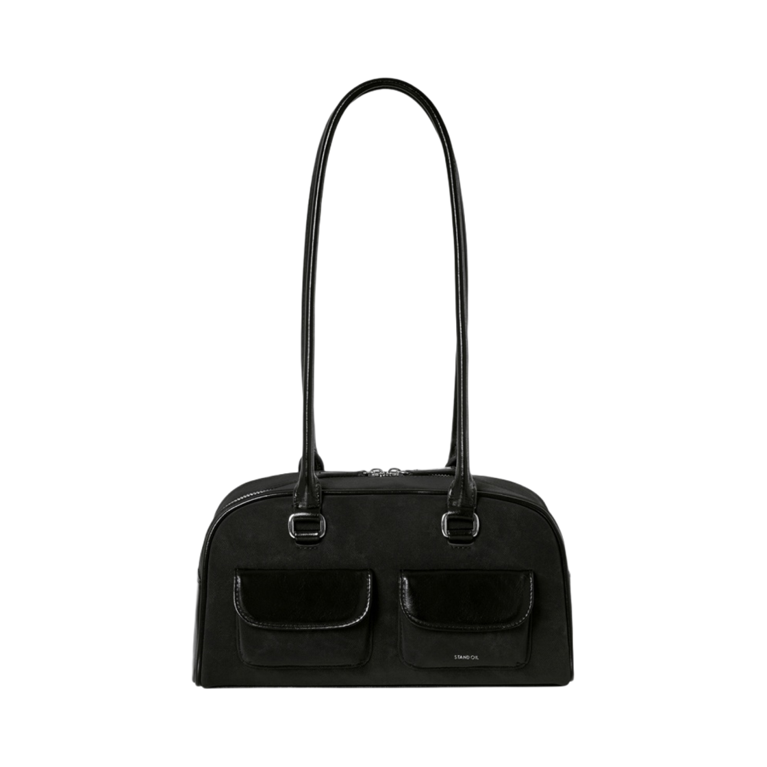스탠드 오일 츄비백 블랙 콤비(Stand Oil Chubby Bag Black Combi)
