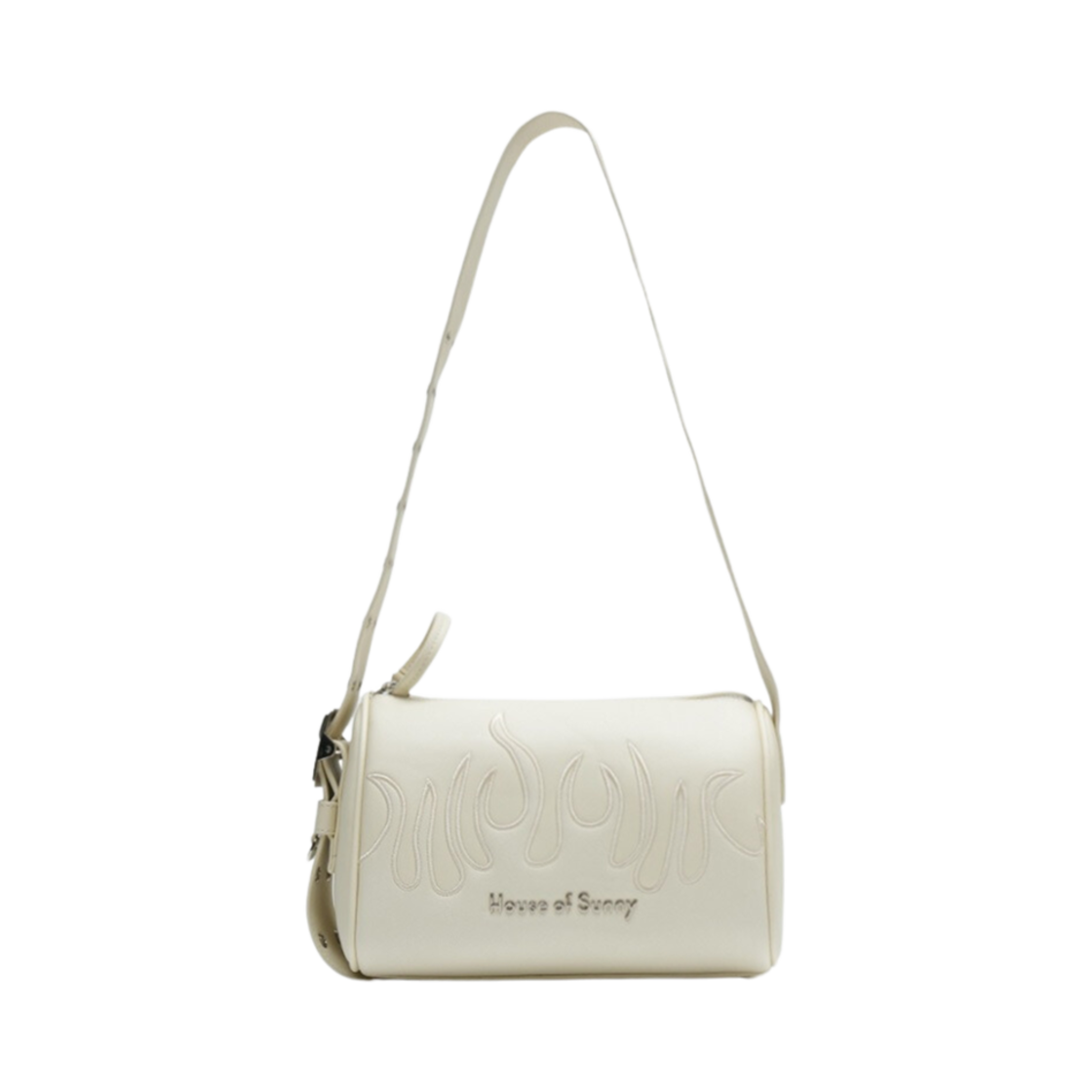 - House of Sunny Solar Quilting Eyelet Cross Bag Beige