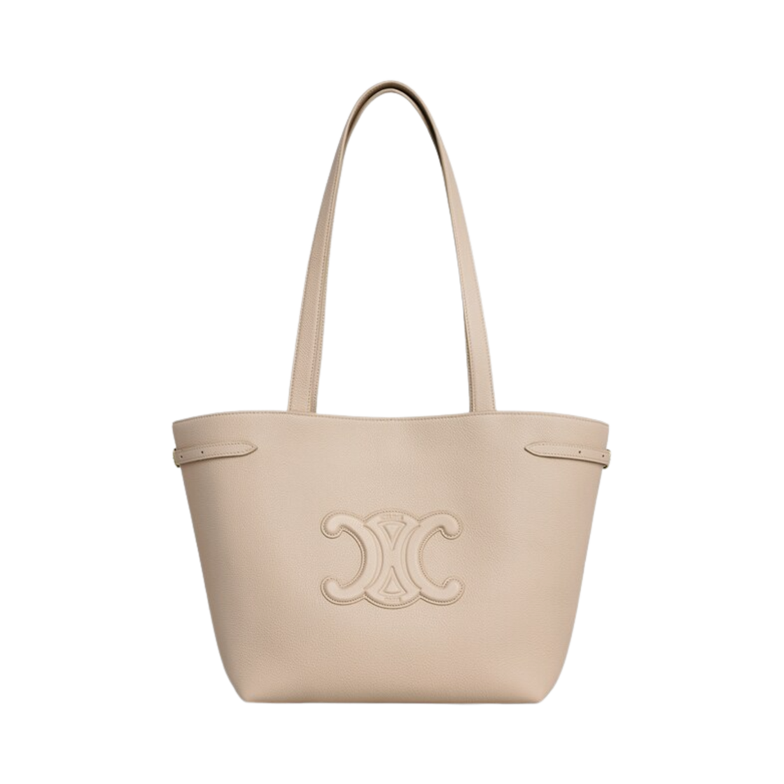 셀린느 그레인드 카프스킨 스몰 카바스 아나이스 퀴르 트리옹프 카푸치노(Celine Small Cabas Anais Cuir Triomphe in Grained Calfskin Cappuccino) - 1