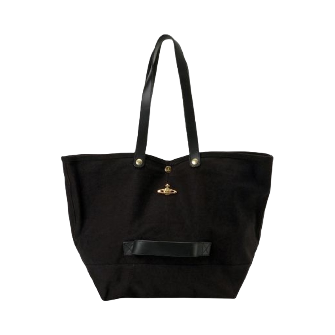 4205007G-W00IW-N401 Vivienne Westwood Utility Shopper Tote Bag Black