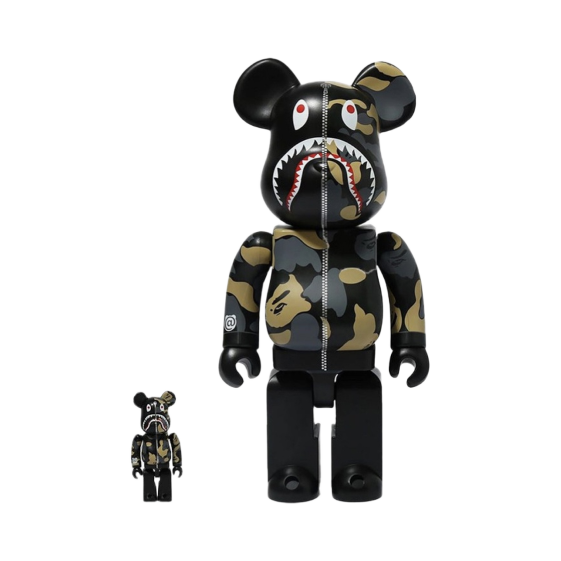 베어브릭 x 베이프 매디슨 에비뉴 한정 샤크 카모 100% & 400% 세트(Bearbrick x BAPE Madison Avenue Exclusive Shark Camo 100% & 400% Set) - 1