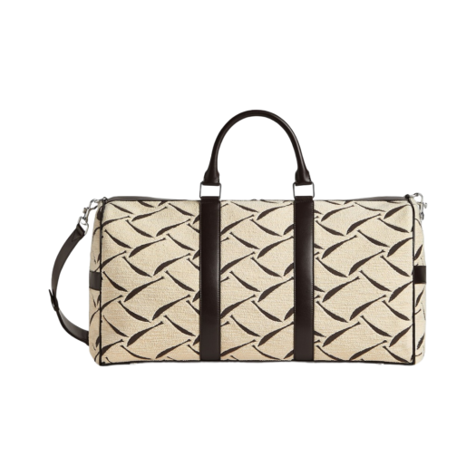 Bottega Veneta Intrecciato Cabin Duffle Bag Natural Fondant