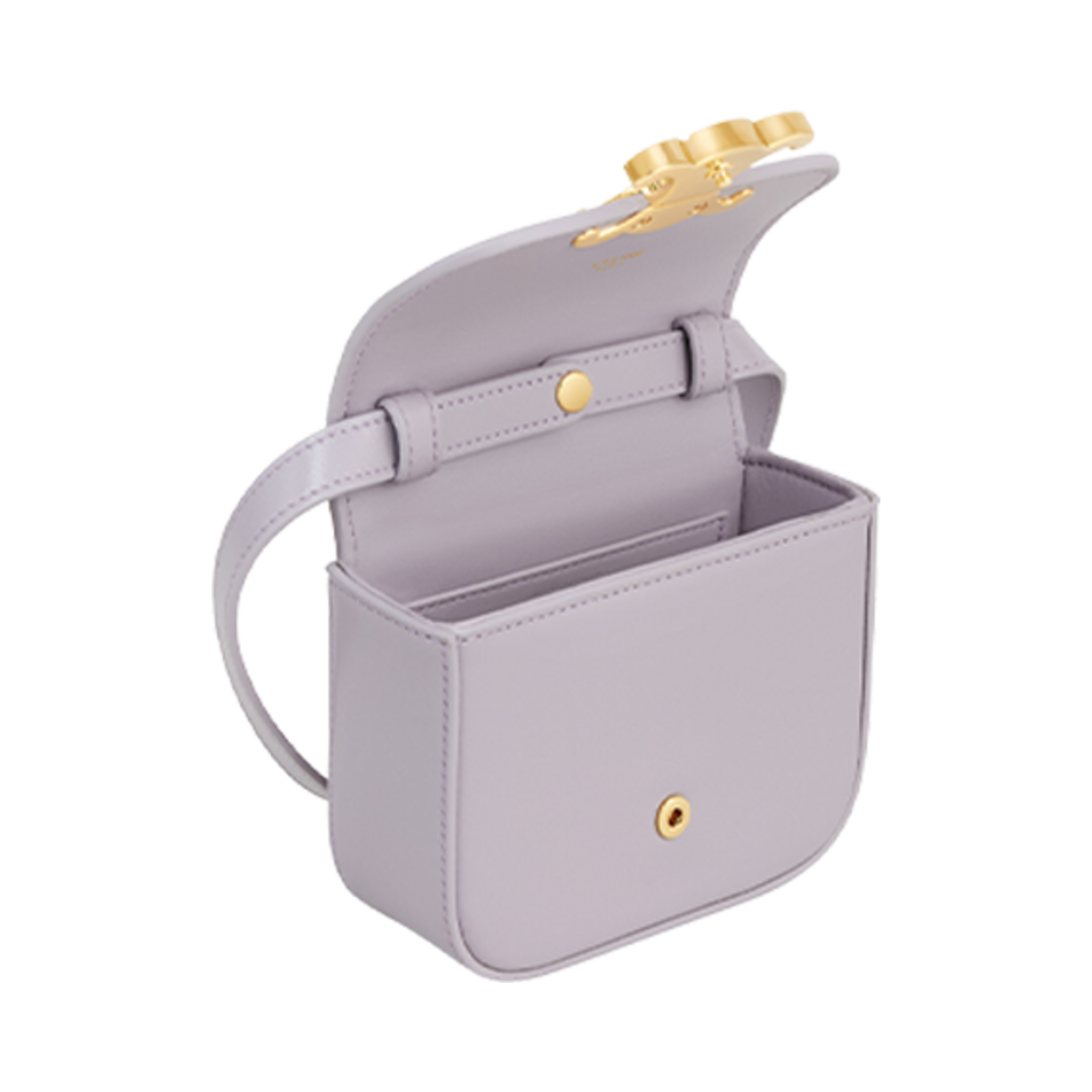 셀린느 미니 클로드 샤이니 카프스킨 라이트 라일락(Celine Mini Claude in Shiny Calfskin Light Lilac) - 4