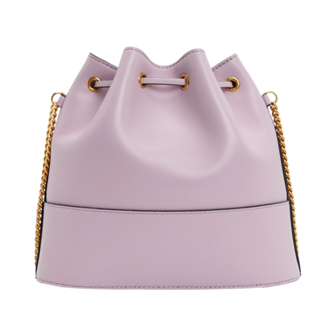 발렌티노 브이로고 시그니쳐 나파 체인 미니 버킷백 워터 라일락(Valentino Vlogo Signature Nappa Mini Bucket Bag with Chain Water Lilac) - 2