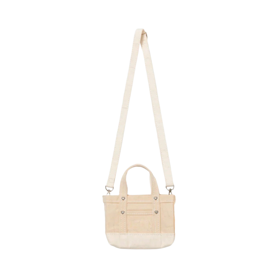 휴먼 메이드 헤비 캔버스 미니 숄더 토트 화이트(Human Made Heavy Canvas Mini Shoulder Tote White) - 2