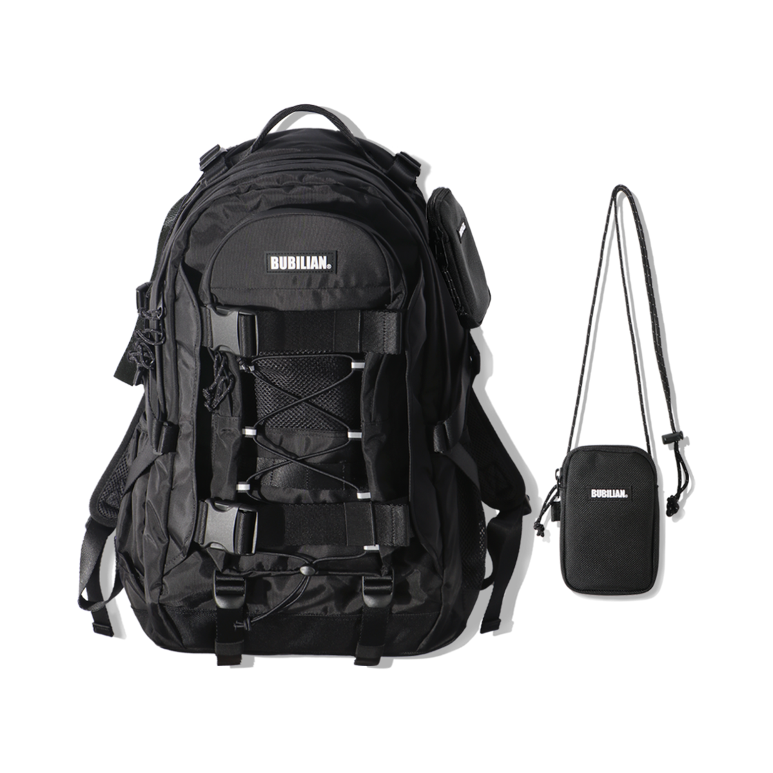 DELUXE_BLACK Bubilian Deluxe Backpack