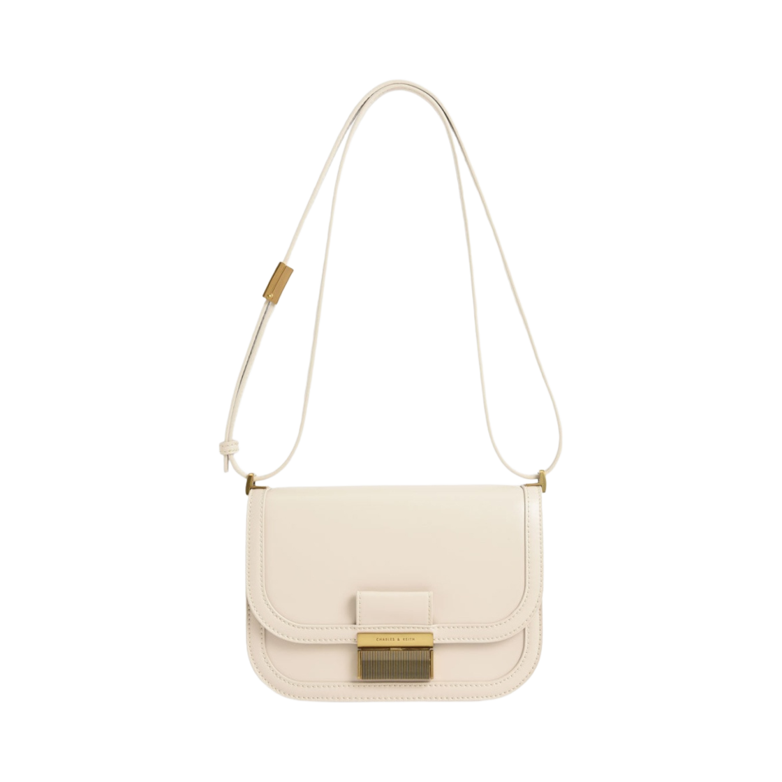 CK2-80781599-1 Charles & Keith Charlot Bag Ivory