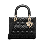 Dior Medium Lady Bag Black