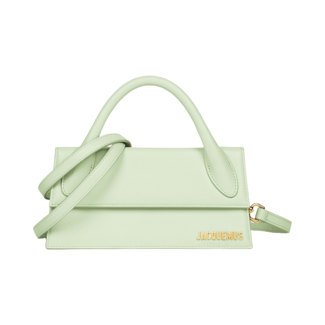 자크뮈스 르 치키토 롱 시그니쳐 핸드백 라이트 그린(Jacquemus Le Chiquito Long Signature Handbag Light Green) - 4