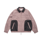 Thevinylhouse Cut Off Blouson Pink