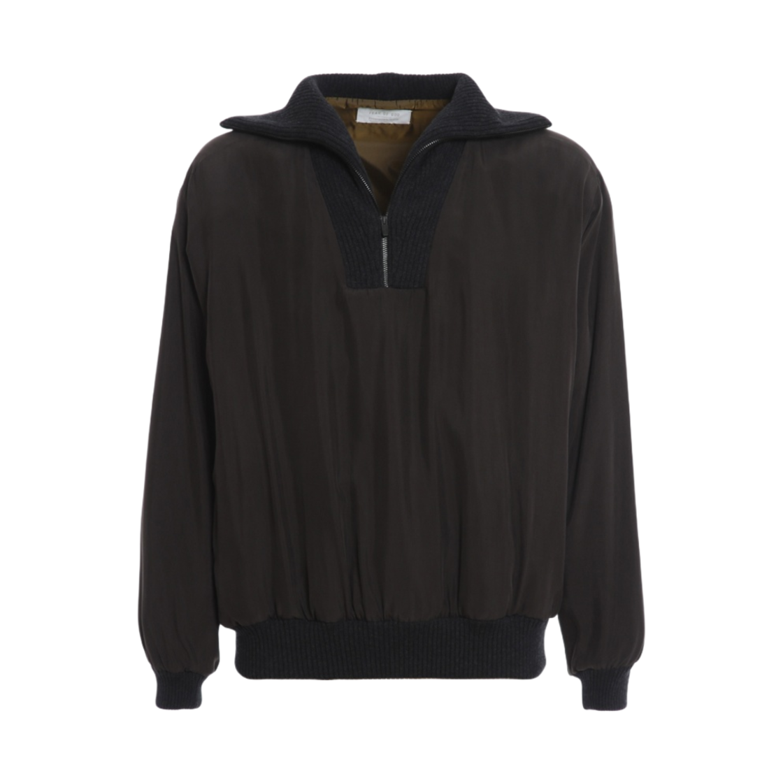 FZ5008-FZC803-K08 Fear of God x Ermenegildo Zegna Silk Anorak Jacket Dark Grey