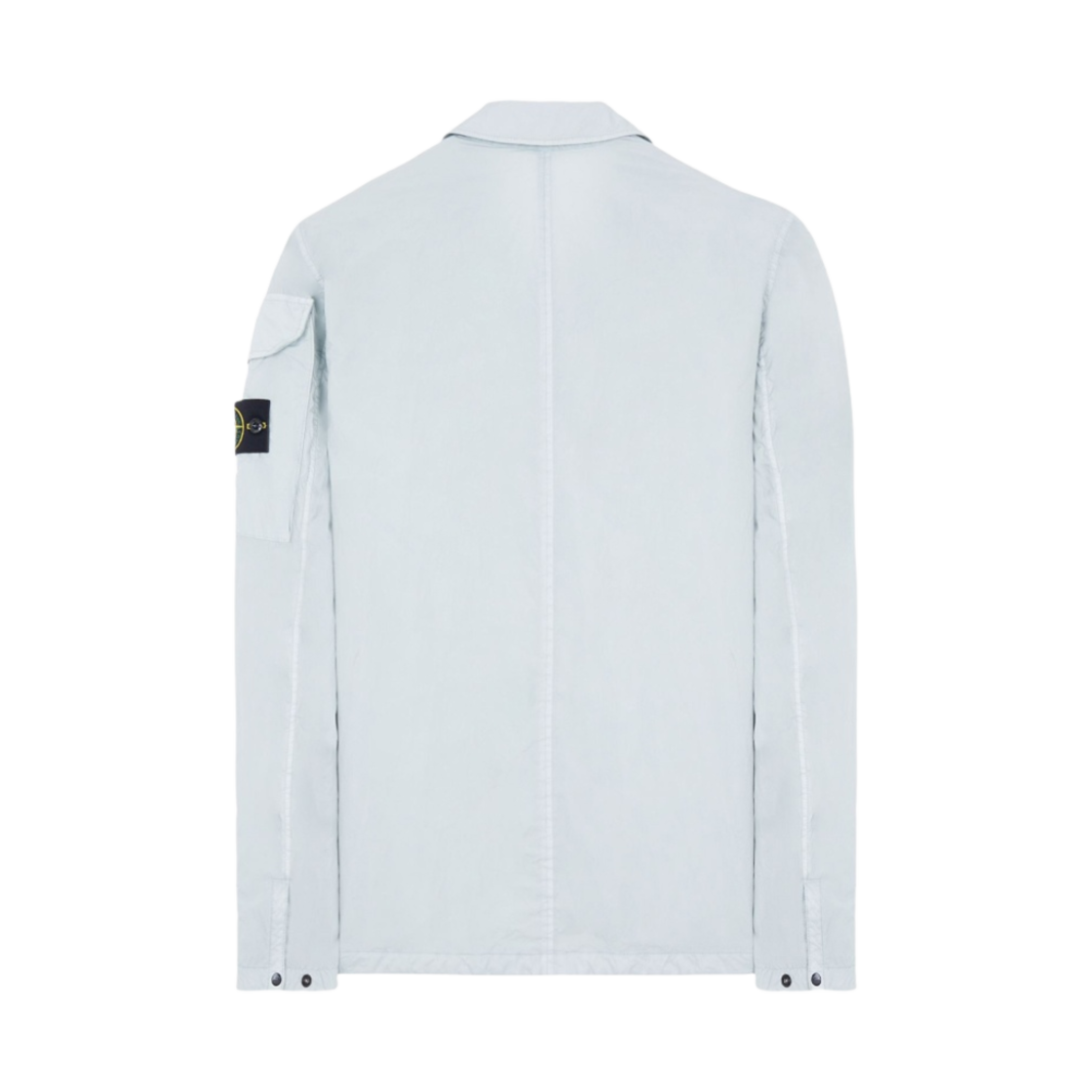 스톤 아일랜드 10223 크링클랩스 나일론 가먼트 다이드 오버셔츠 라이트 그레이 - 22FW(Stone Island 10223 Crinkle Reps Nylon Garment Dyed Overshirt Light Grey - 22FW) - 2