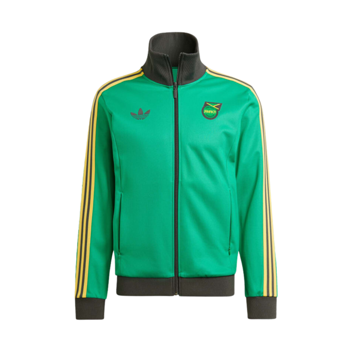 IT7804 Adidas Jamaica Beckenbauer Track Top Court Green - US Sizing