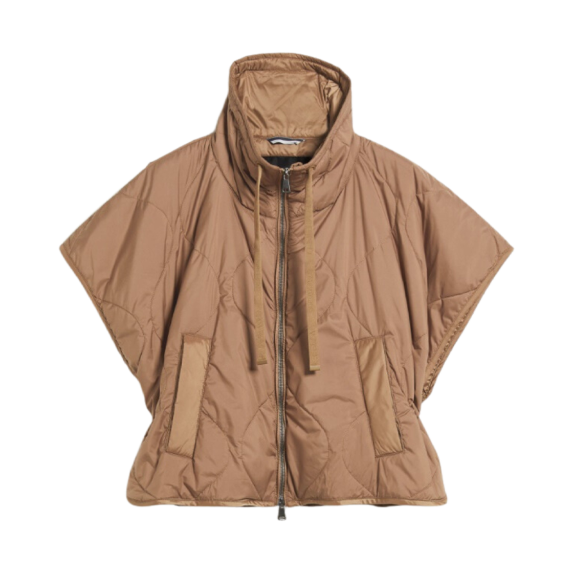 (W) 위켄드 막스마라 아델치 케이프 샤워프루프 패브릭 어스((W) Weekend Max Mara Adelchi Cape In Showerproof Fabric Earth) - 1