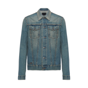 Prada Denim Blouson Jacket Light Blue