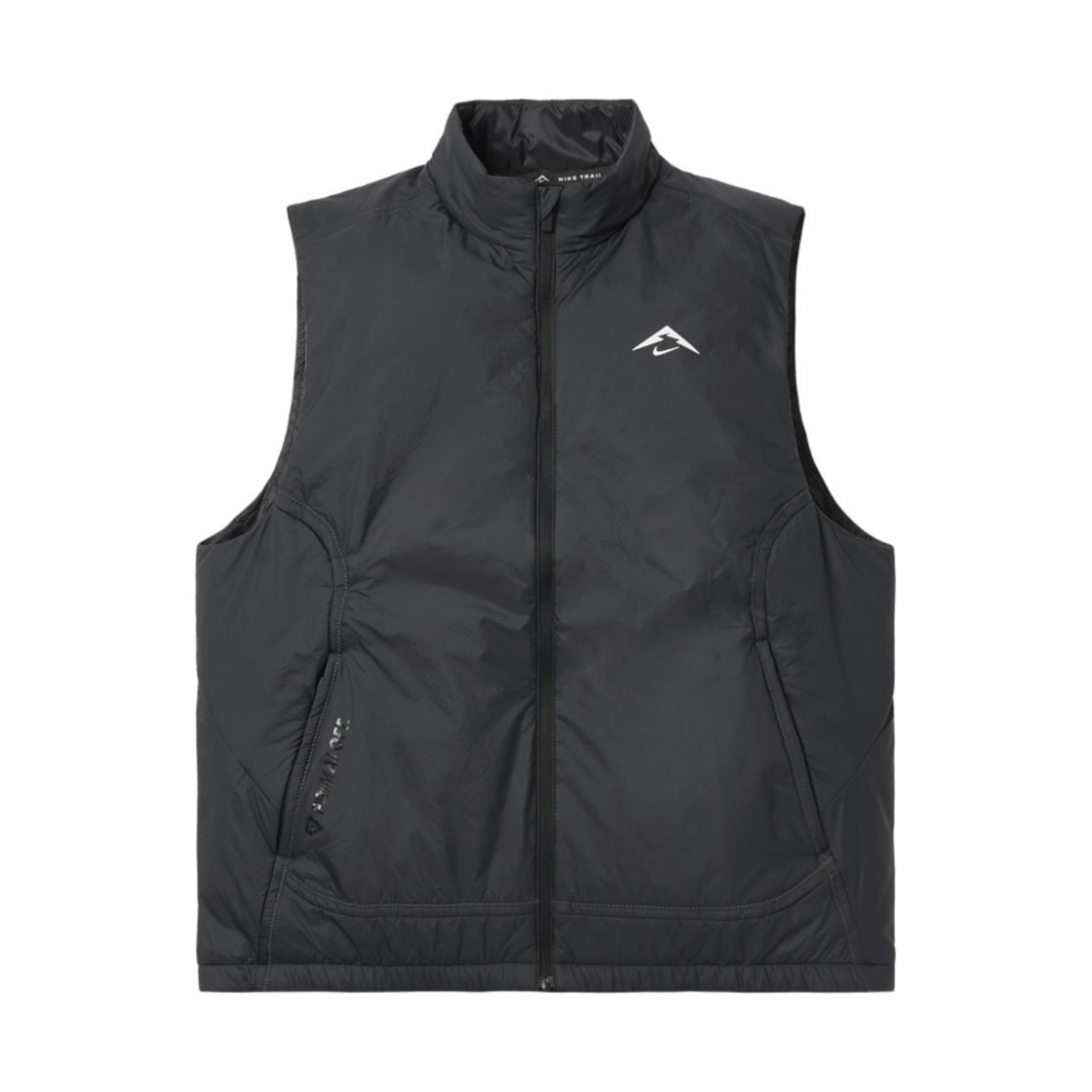 나이키 트레일 프리마로프트 써마핏 러닝 베스트 블랙 서밋 화이트 - 아시아(Nike Trail PrimaLoft Therma-Fit Running vest Black Summit White - Asia)