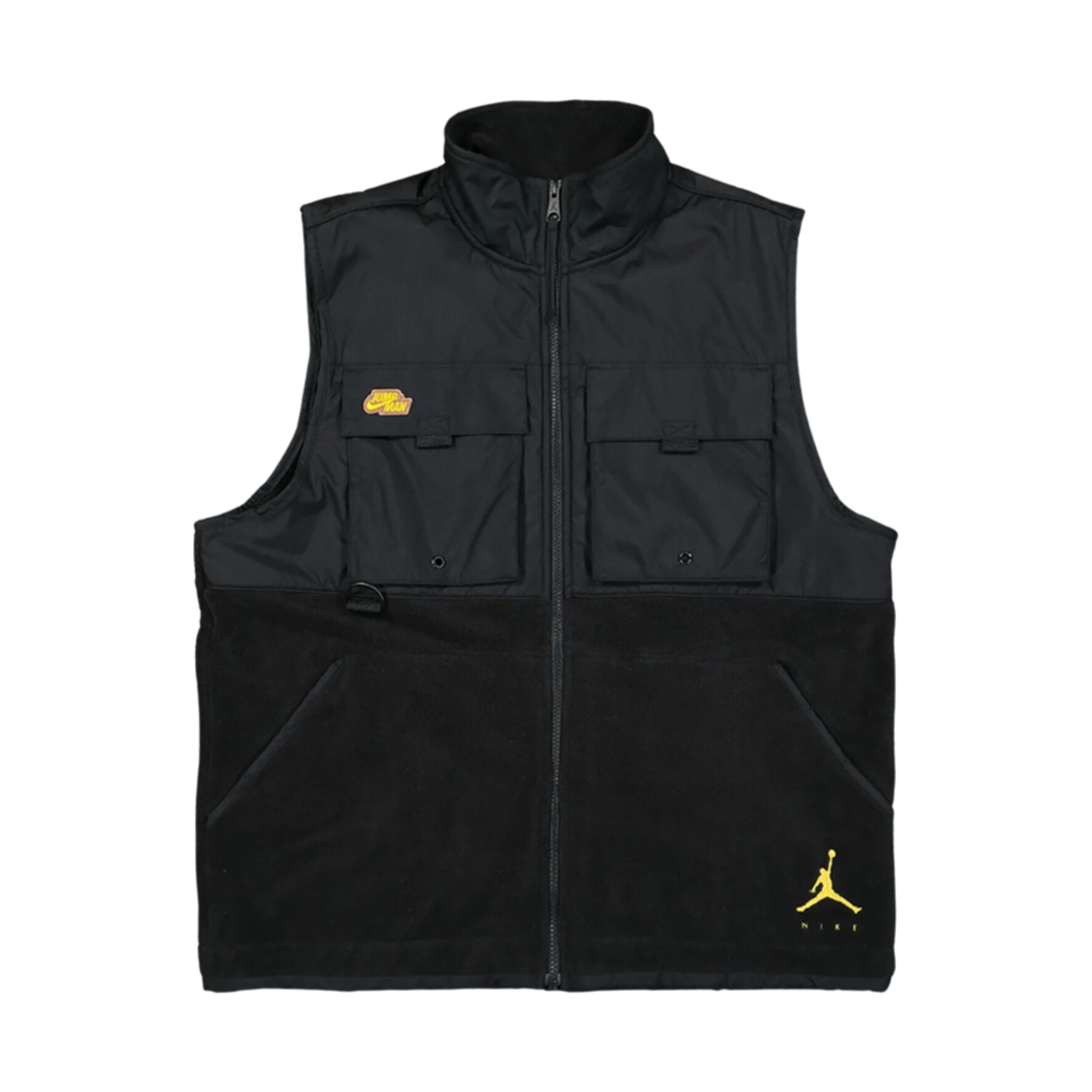 조던 점프맨 풀 집 베스트 블랙 - 아시아(Jordan Jumpman Full Zip Vest Black - Asia)