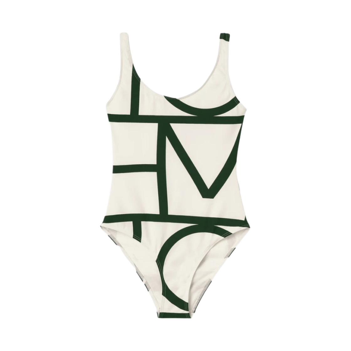 (W) 토템 모노그램 스윔수트 에크루