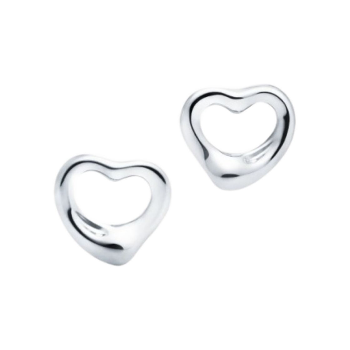 티파니 앤 코 엘사 퍼레티 오픈 하트 스터드 이어링 11mm 실버(Tiffany & Co. Elsa Peretti Open Heart Stud Earrings 11mm SIlver)