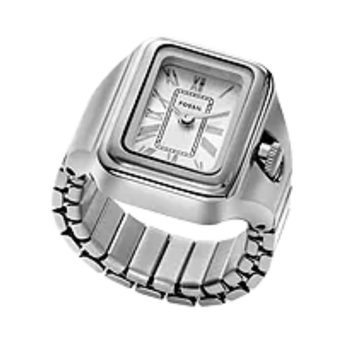 ES5344 (W) Fossil Raquel Watch Ring Quartz Two-Hand 14mm Stainless Steel Silver