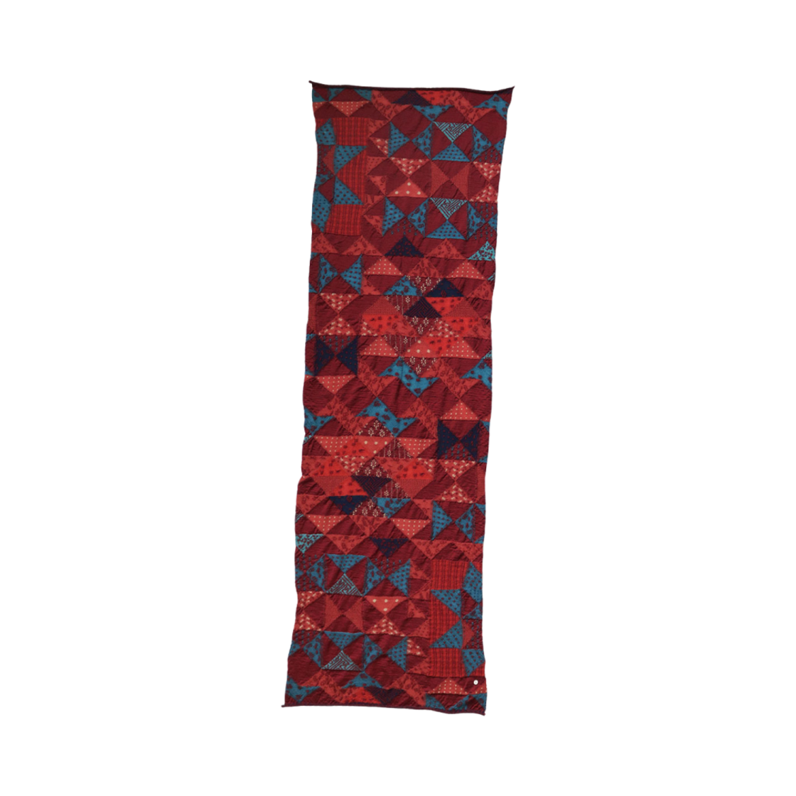 캐피탈 슈렁큰 울 인디고 스카프 레드(Kapital Shrunken Wool Indigo Scarf Red)