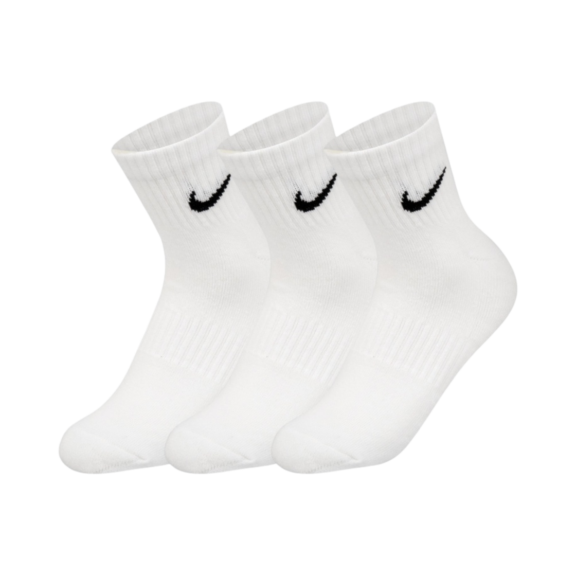 나이키 에브리데이 라이트웨이트 트레이닝 앵클 삭스 화이트 블랙 (3개입/국내 정식 발매 제품)(Nike Everyday Lightweight Training Ankle Socks White Black (3 Pack/Korean Ver.))