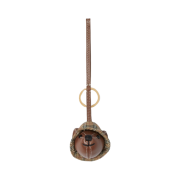 Burberry Leather Thomas Bear Charm in Check Bucket Hat Archive Beige