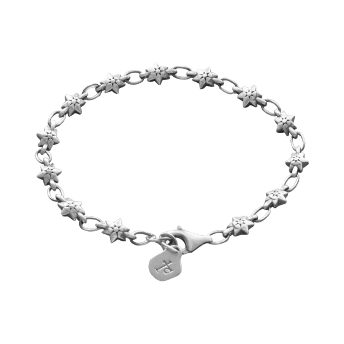 [프리오더] 폴리테루 925 실버 브레이슬릿 002 하나비 스타 실버([프리오더] Polyteru 925 Silver Bracelet 002 Hanabi Star Silver)