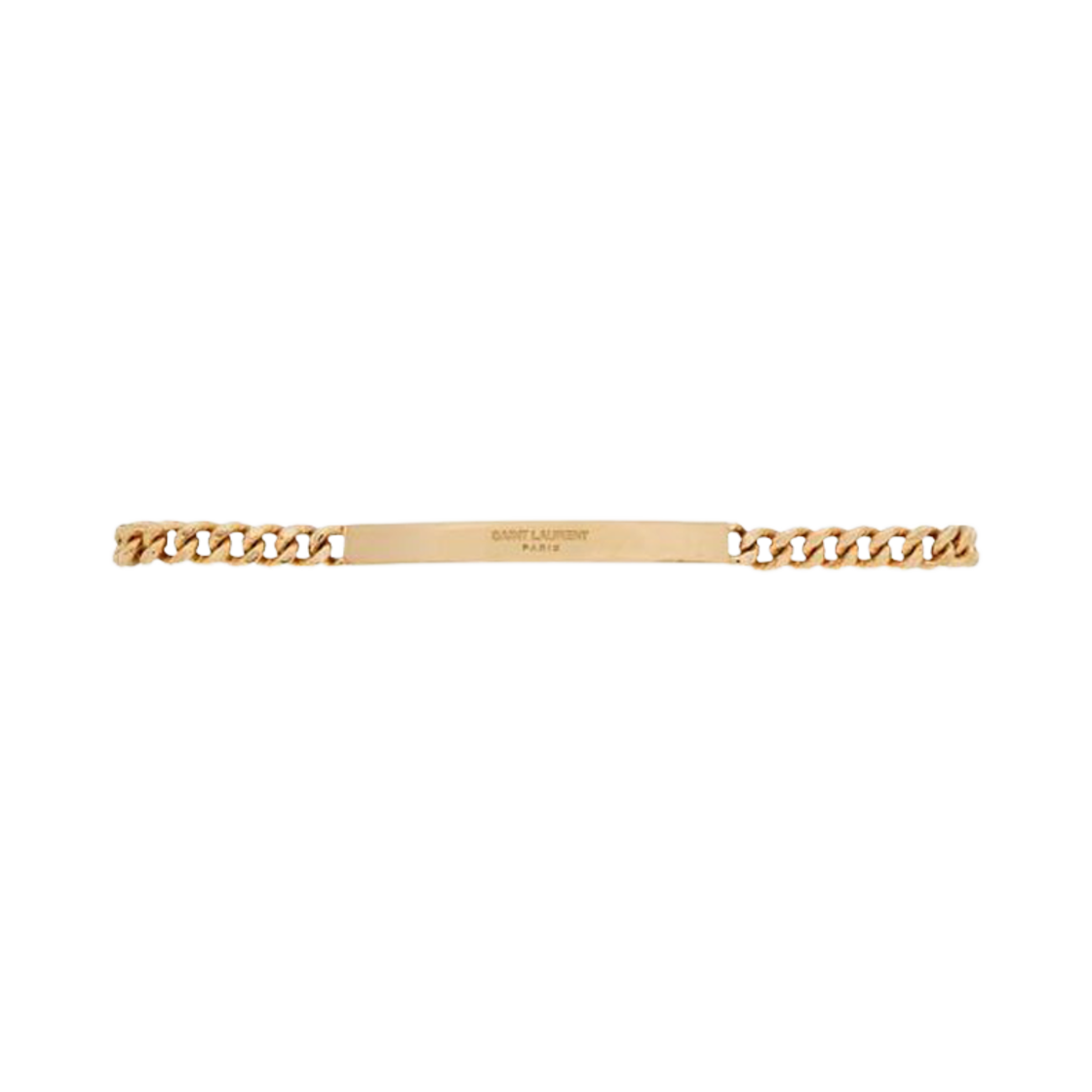 생로랑 메탈 ID 브레이슬릿 골드(Saint Laurent ID Bracelet in Metal Gold) - 1