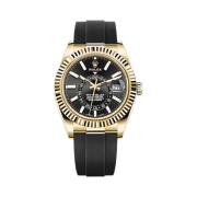 Rolex Sky-Dweller 42mm 326238 Bright Black Oysterflex