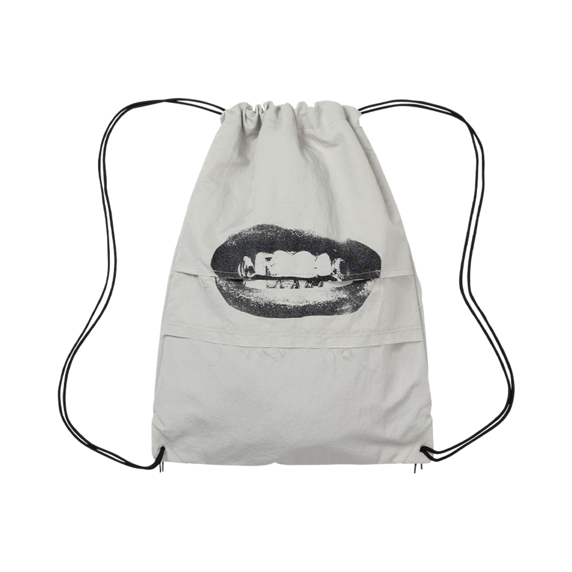 AJ252BG001IV AJOBYAJO S=D Layered Drawstring Bag Ivory