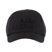 (W) Miu Miu Denim Baseball Cap Black