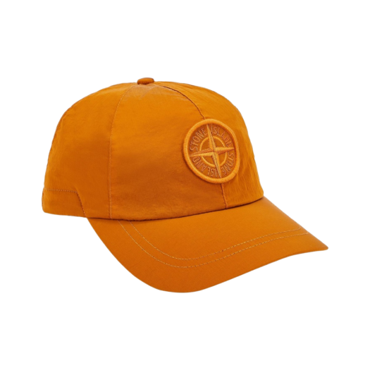 781599576-V0032 Stone Island 99576 Nylon Metal 6-Panel Cap Orange - 23SS
