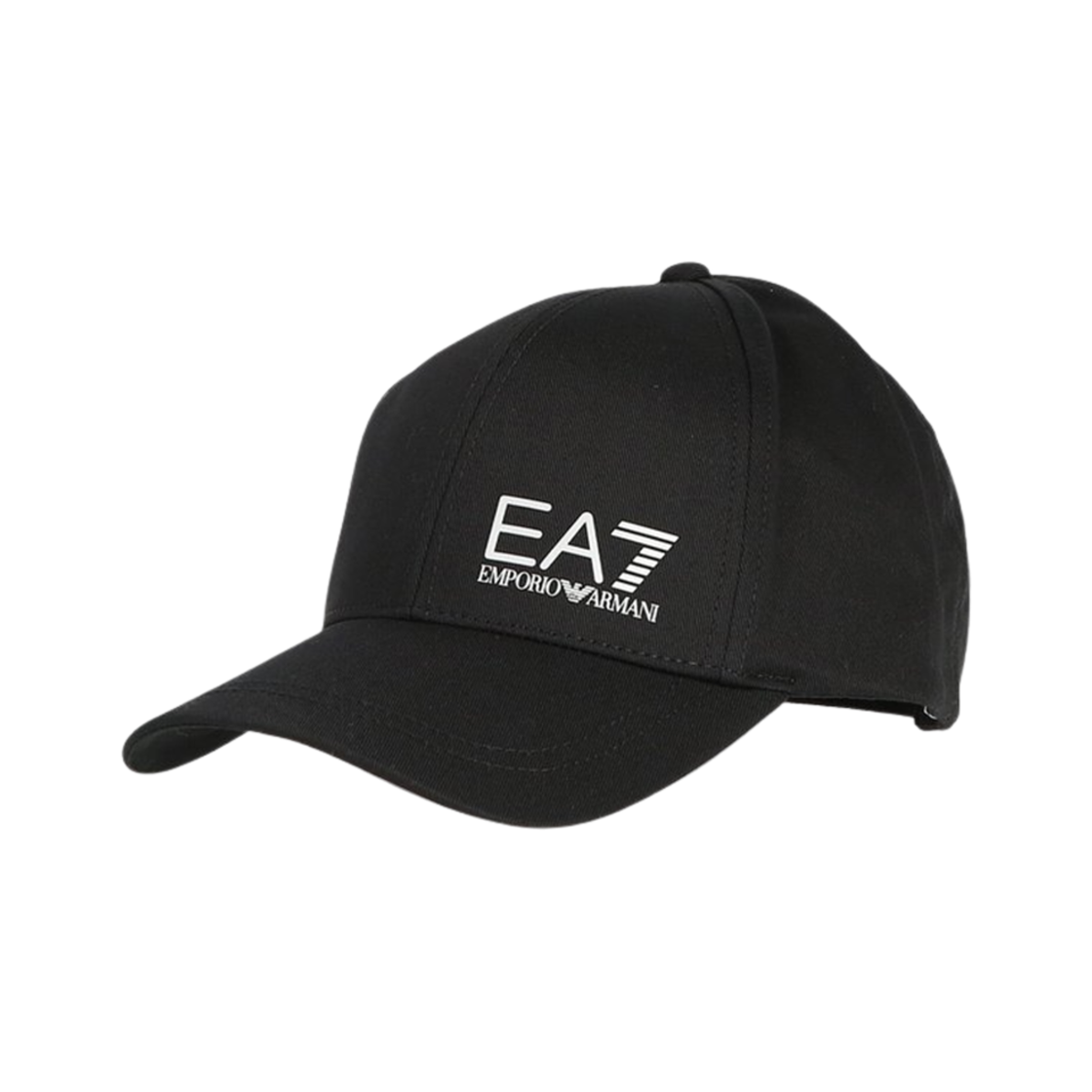 7X000005AF11989MC032 Emporio Armani EA7 Logo Print Ball Cap Black