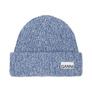 Ganni Wool Beanie Nautical Blue