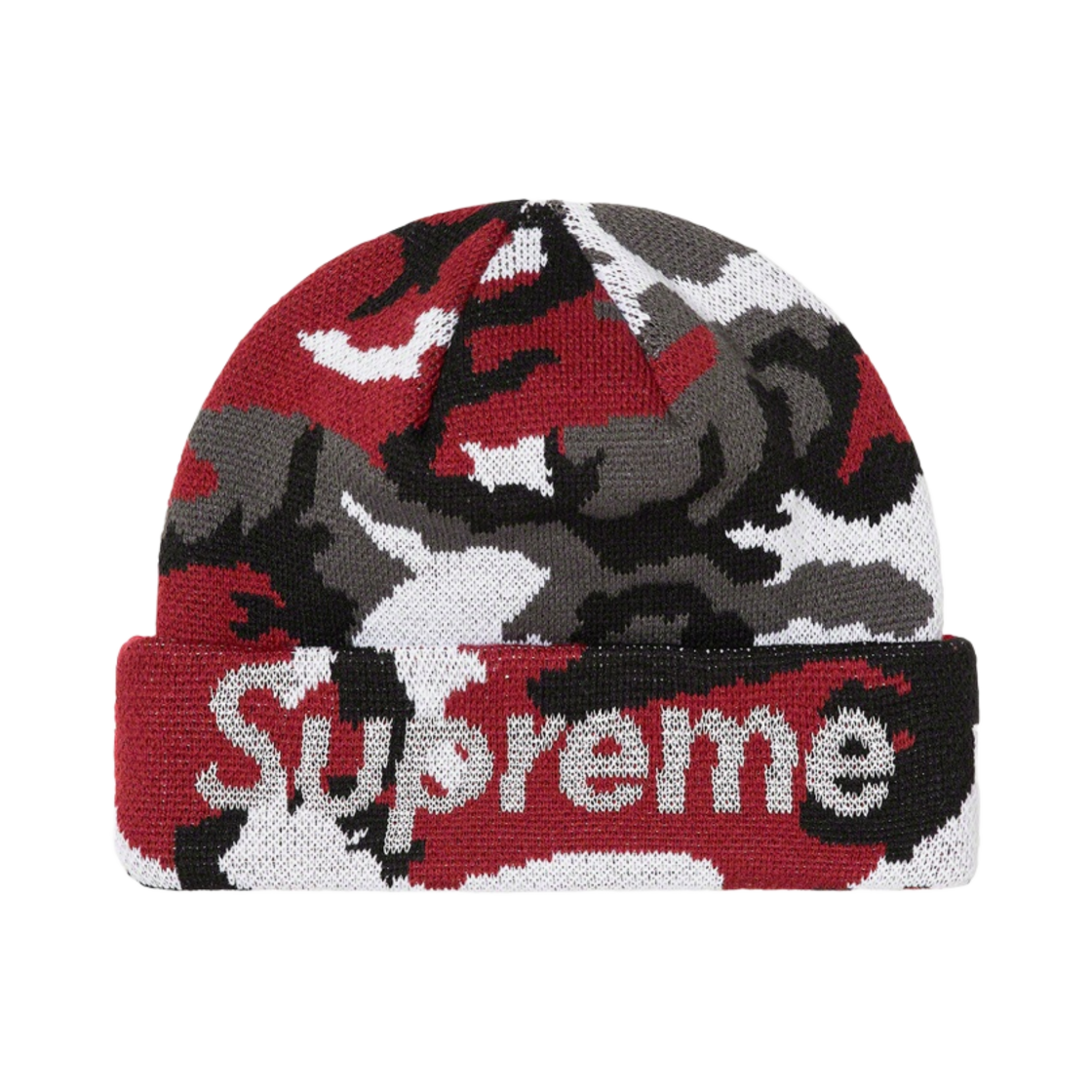 슈프림 뉴에라 스플릿 비니 레드 - 22FW(Supreme New Era Split Beanie Red - 22FW) - 2