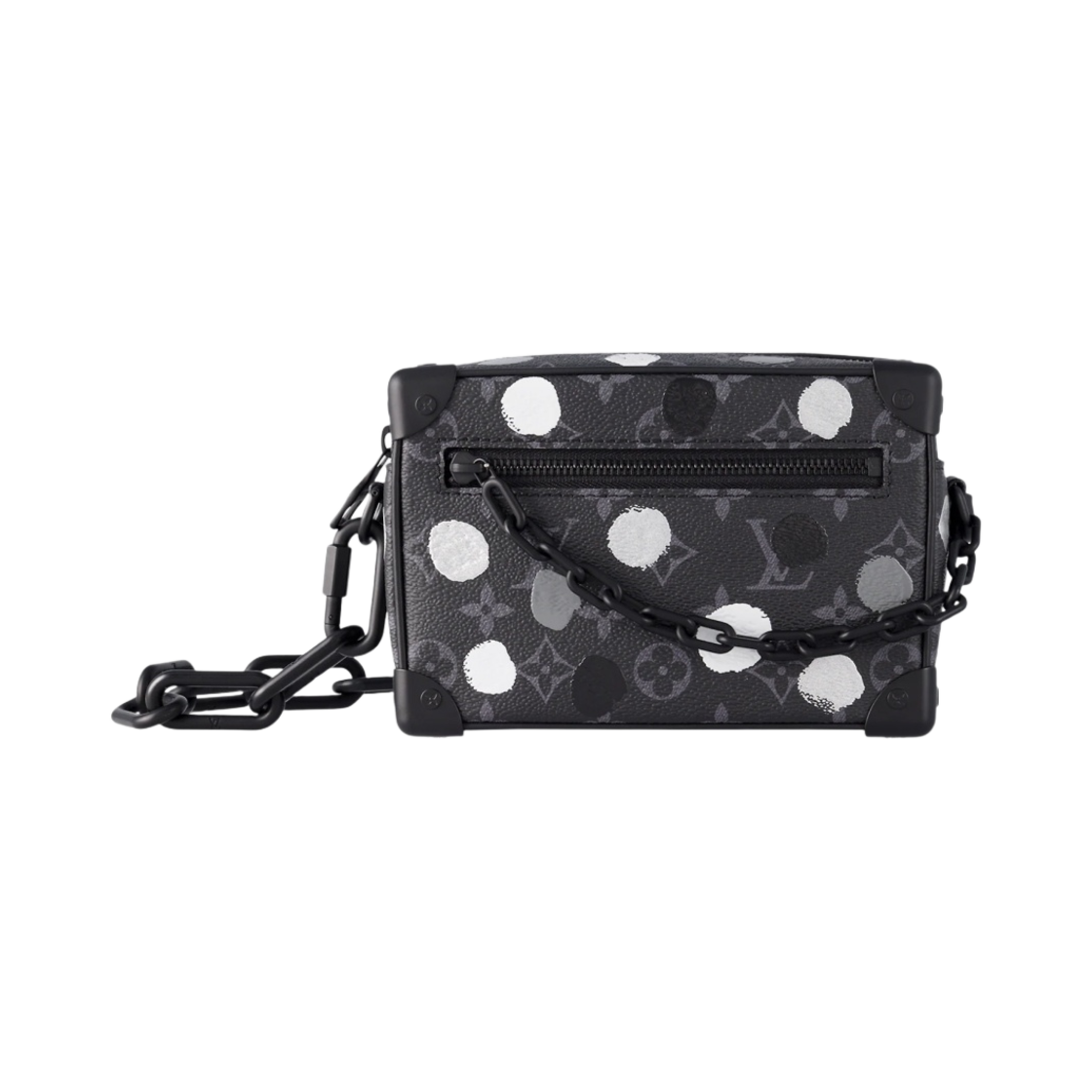 루이비통 x 야요이 쿠사마 미니 소프트 트렁크 블랙 실버(Louis Vuitton x YK Mini Soft Trunk Black Silver) - 1