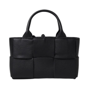 Bottega Veneta Candy Arco Tote Bag Black