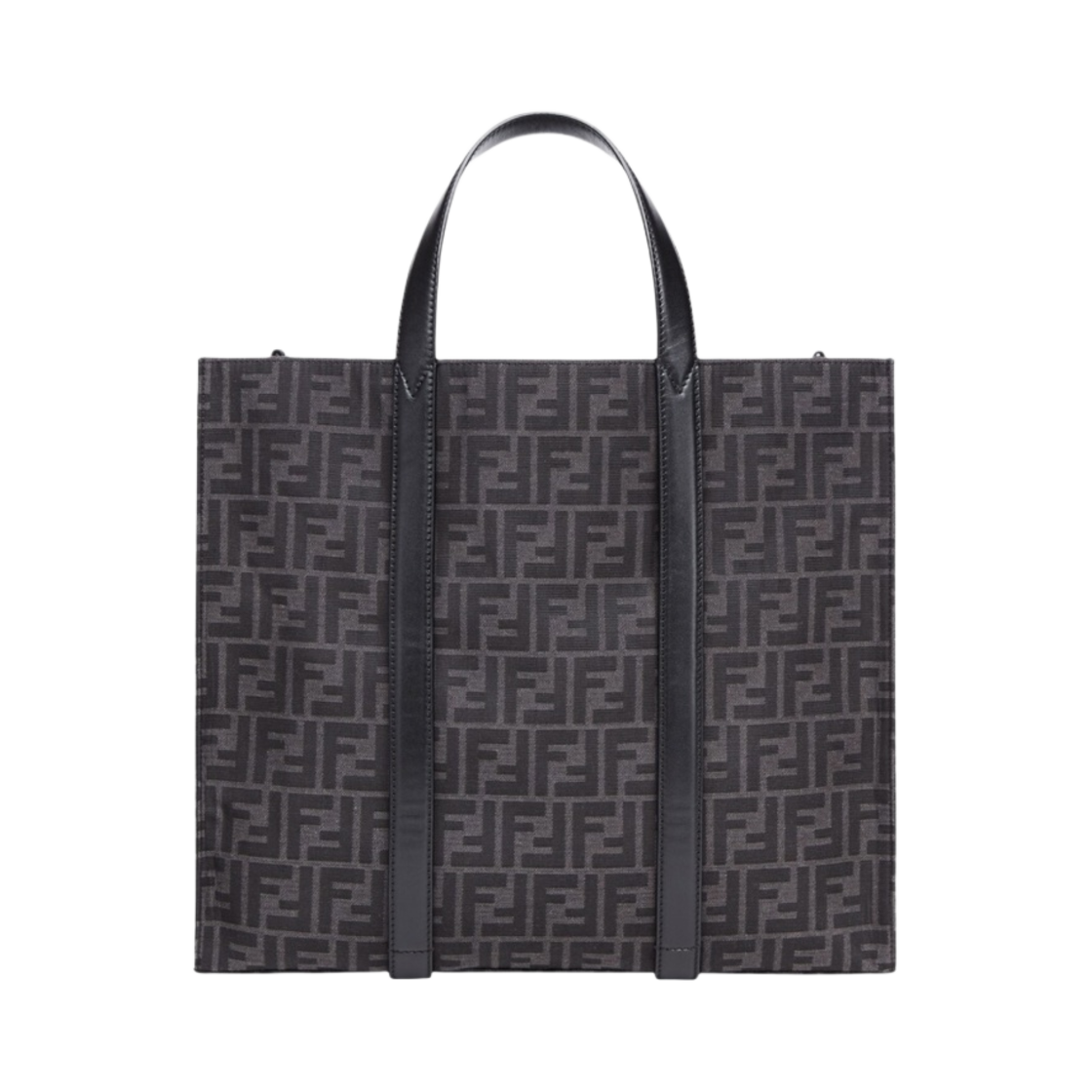 7VA390AG0MF0NPN Fendi FF Jacquard Fabric Shopper Bag Multicolor