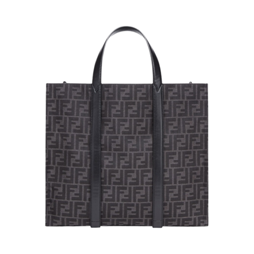 7VA390AG0MF0NPN Fendi FF Jacquard Fabric Shopper Bag Multicolor
