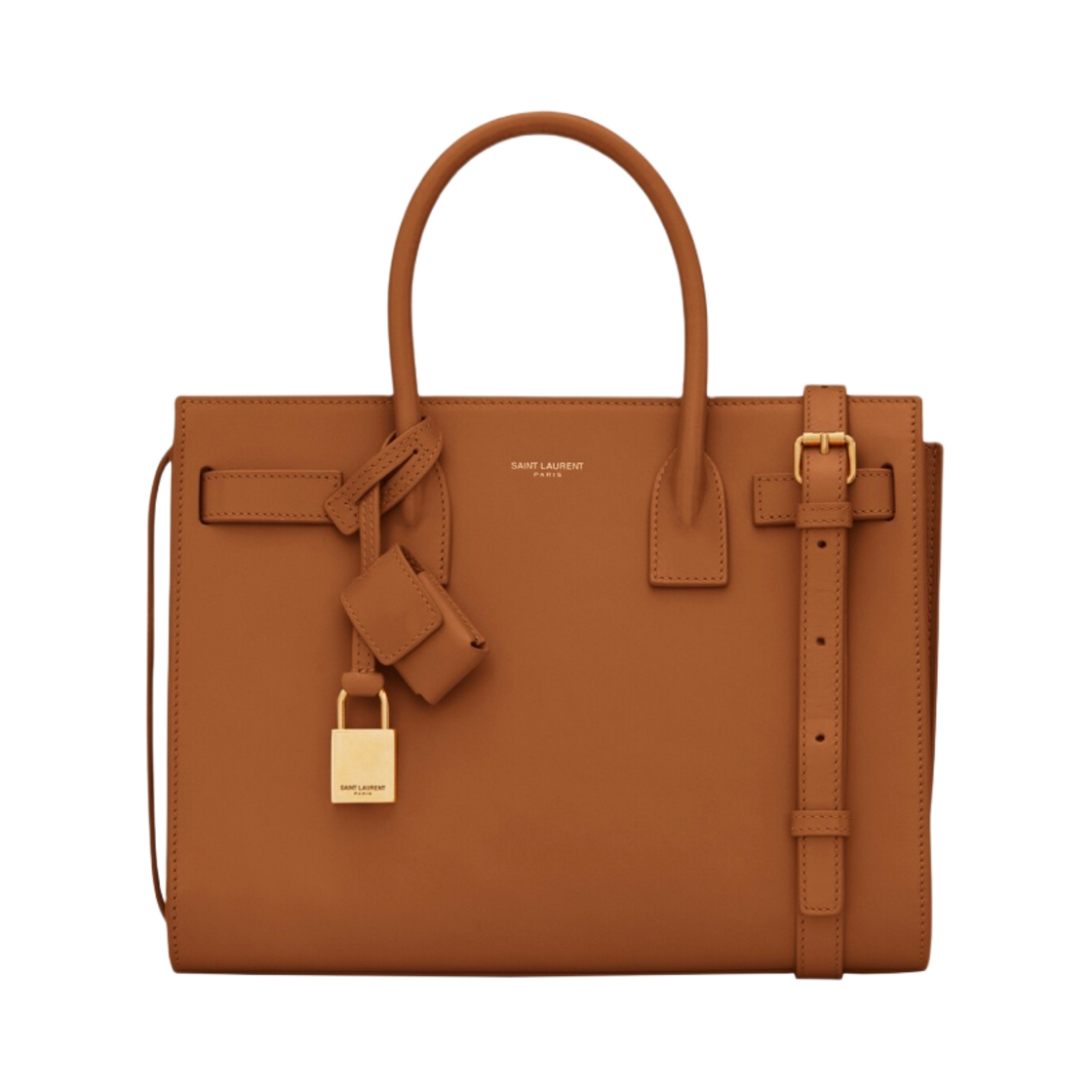 생로랑 삭 드 주르 베이비 스무스 레더 브릭(Saint Laurent Sac De Jour Baby in Smooth Leather Brick) - 1