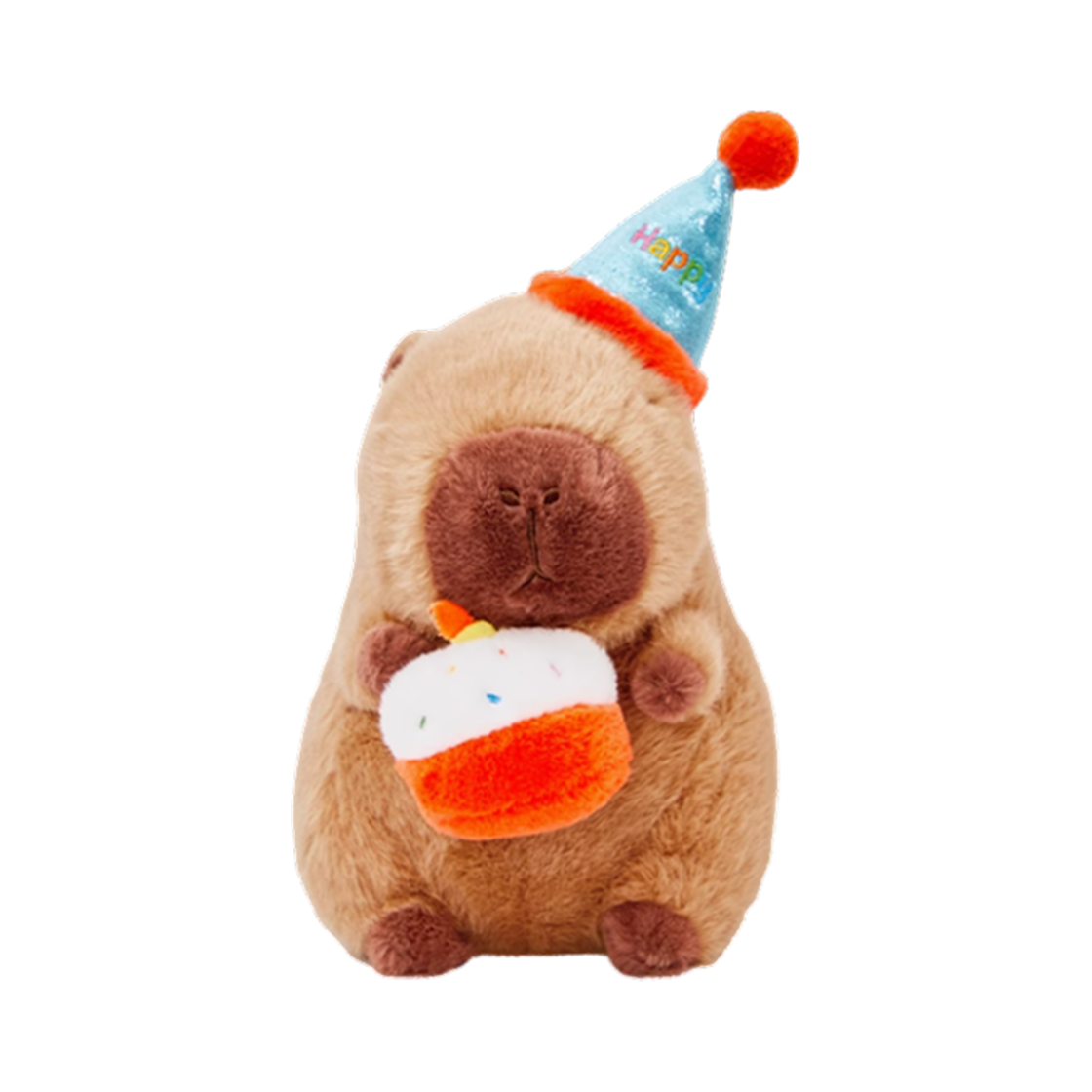 더 그린 파티 카피바라 해피 벌스데이 파티 봉제 인형 브라운(The Green Party Capybara Happy Brithday Party Plush Doll Brown)