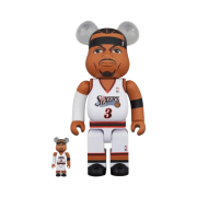 Bearbrick NBA Allen Iverson Philadelphia 76ers 100% & 400% Set