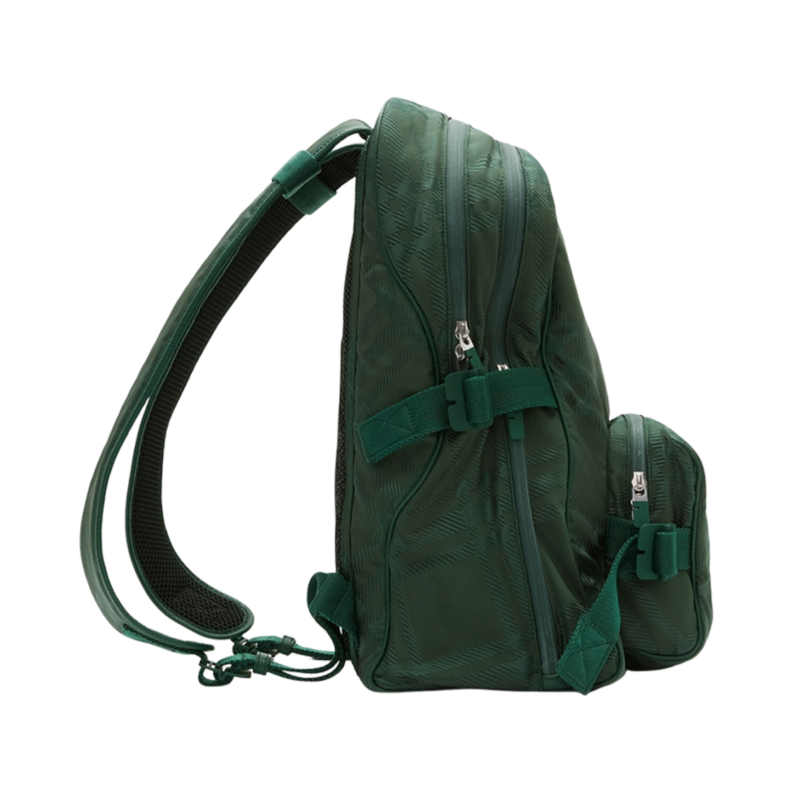 버버리 체크 자카드 백팩 바인(Burberry Check Jacquard Backpack Vine) - 2