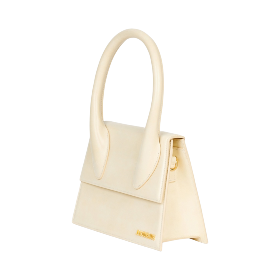 자크뮈스 르 그랜드 치키토 라지 시그니쳐 핸드백 아이보리(Jacquemus Le Grand Chiquito Large Signature Handbag Ivory) - 2