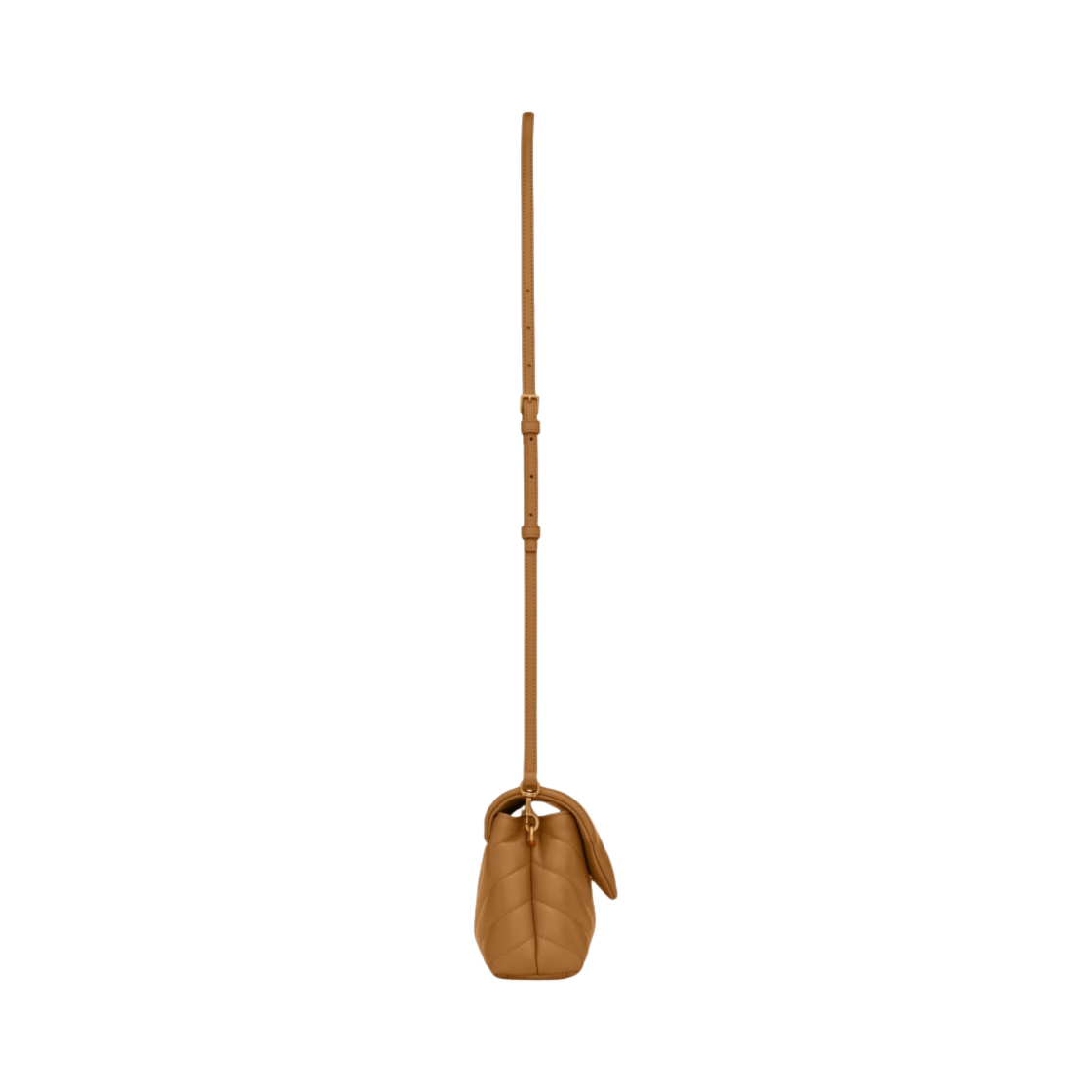 생로랑 마틀라세 Y 레더 브론즈 모노그램 루루 토이백 다크 내츄럴(Saint Laurent Bronze Monogram Loulou Toy Bag in Matelasse Y Leather Dark Natural) - 2