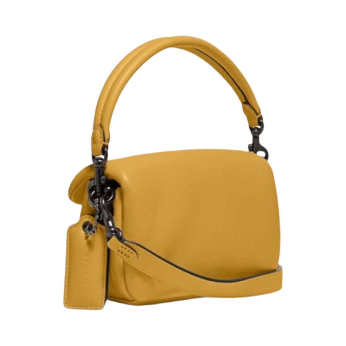 코치 필로우 태비 숄더백 18 니켈 옐로우 골드(Coach Pillow Tabby Shoulder Bag 18 Yellow Gold) - 2
